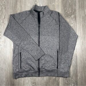 Lululemon Engineered Warmth Jacket Men’s 2XL Gray Merino Wool Blend Full Zip